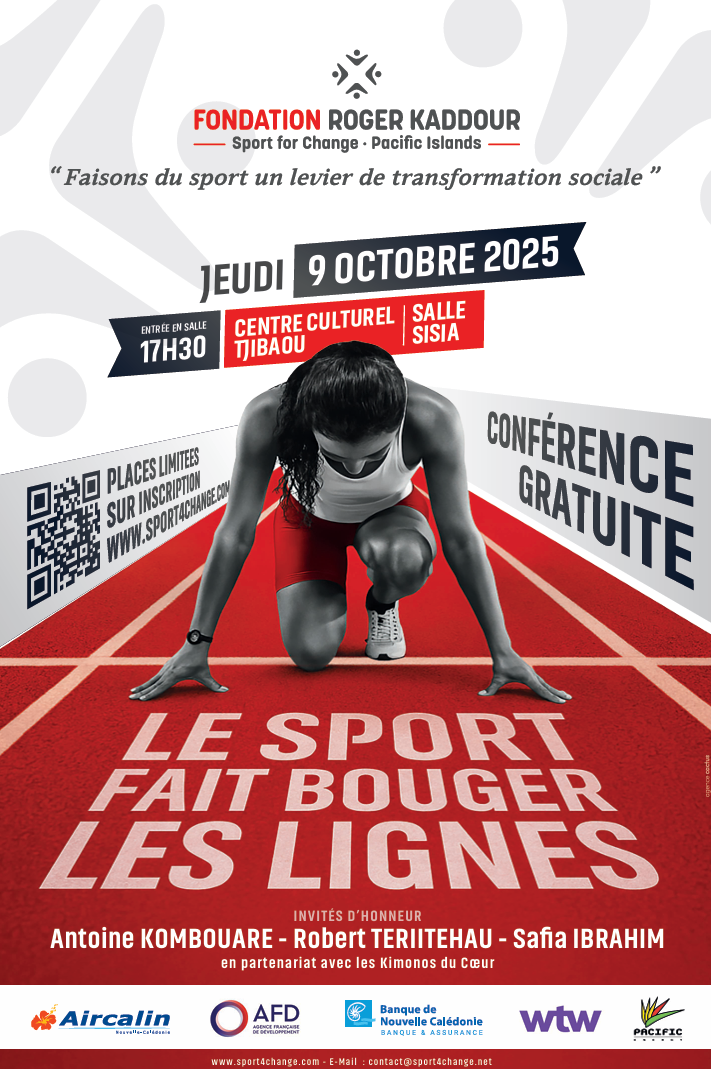 Affiche conférence — Sport, levier de transformation sociale